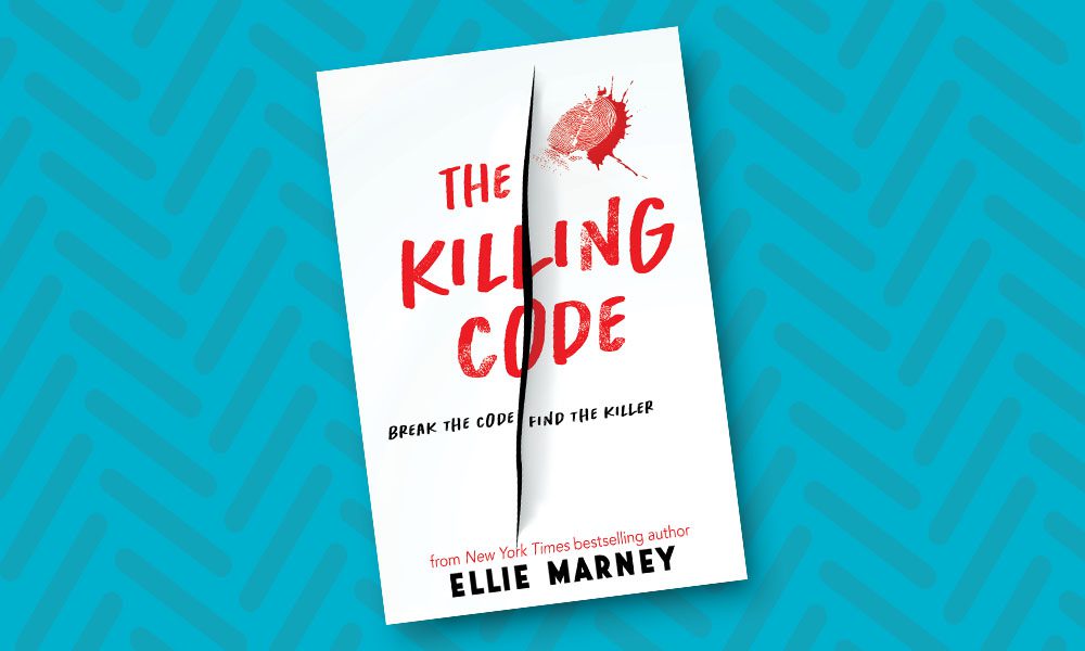 A copy of Ellie Marney’s novel, The Killing Code